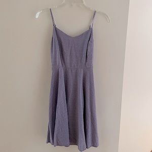 Old Navy purple spaghetti strap fit & flare dress
